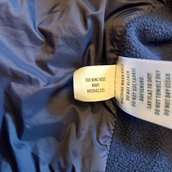 Holderness & Bourne The King Vest In Navy Blue Small - Picture 12 of 12